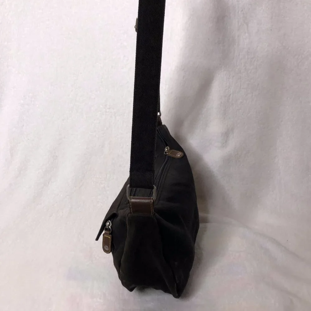 Womens Cotton And Faux Leather Utility Purse Sz OS